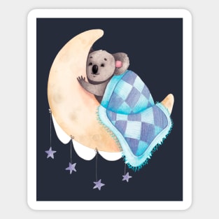 koala moon sleeping Magnet